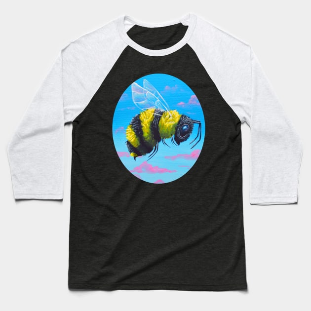 bee Baseball T-Shirt by Artelies202